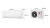 Ar Condicionado Split Inverter 9000 BTUs Dual Voice LG Só Frio R32 220v