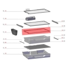 Patreleira Transparente Electrolux DM84X DB84 A96996202