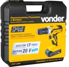 PARAFUSADEIRA VONDER 20V BIVOLT PFV238 MODELO 6001238000 COM MALETA