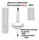 KIT MECANISMO MAQUINA DE LAVAR ROUPA BRASTEMP CONSUL CWE09 SEM TIRANTE