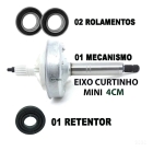 KIT MECANISMO MAQUINA DE LAVAR ROUPA BRASTEMP CONSUL CWE09 SEM TIRANTE